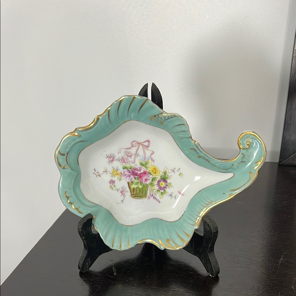 Antique Limoges console dish